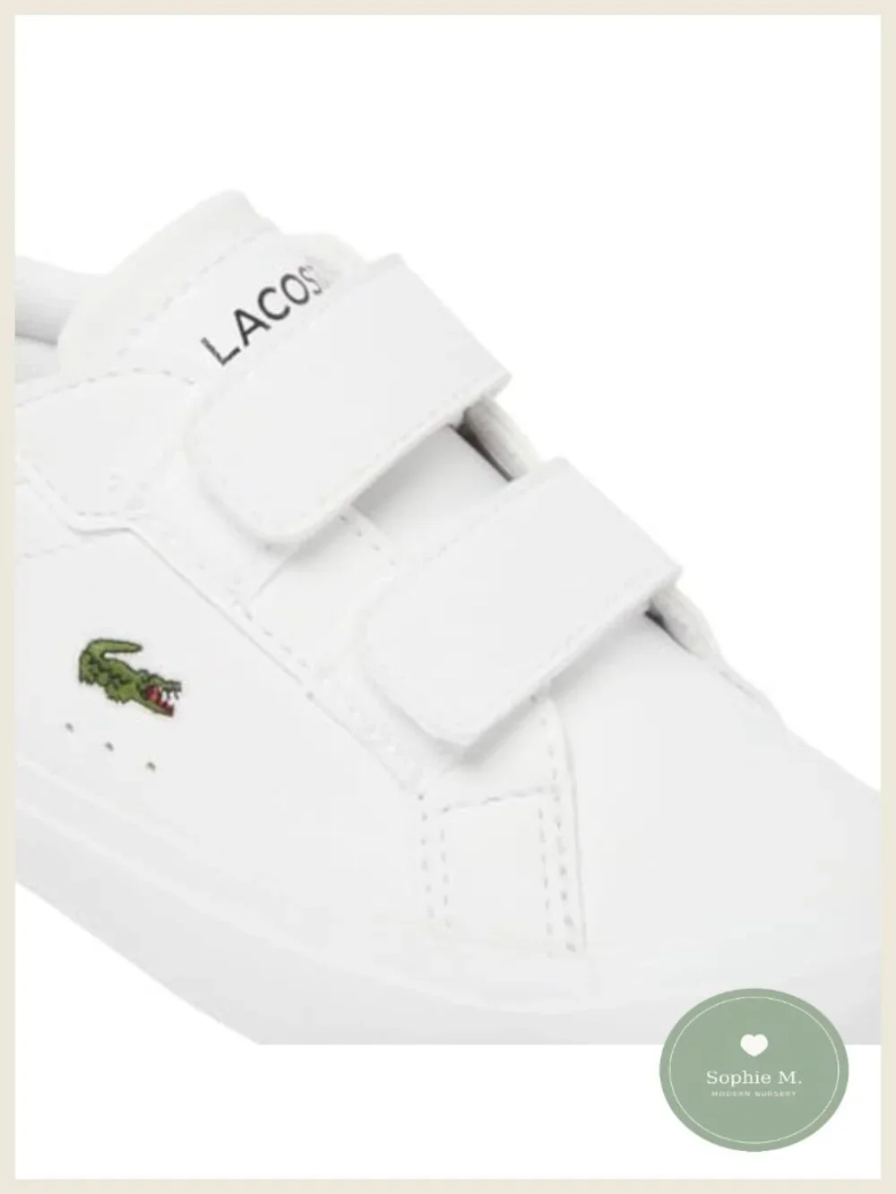 Infant Powercourt Sneakers Low-Top White Black Mesh Breathable